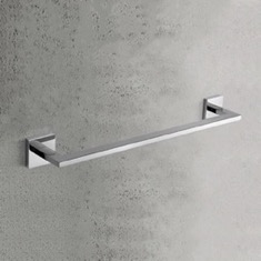 Towel Bar, 18 Inch, Modern, Chrome